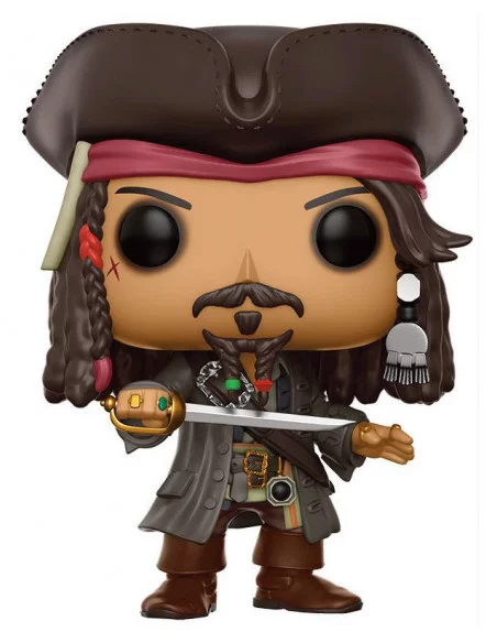 es::Piratas del Caribe La Venganza de Salazar POP! Movies Vinyl Figura Jack Sparrow 9 cm