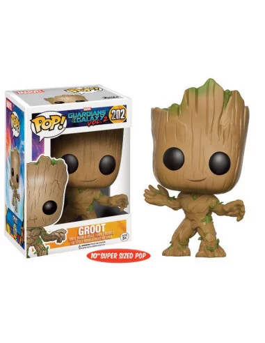 es::Guardianes de la Galaxia Vol. 2 POP! Marvel Vinyl Super Sized Figura Young Groot 25 cm