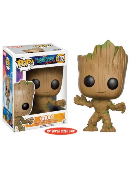es::Guardianes de la Galaxia Vol. 2 POP! Marvel Vinyl Super Sized Figura Young Groot 25 cm