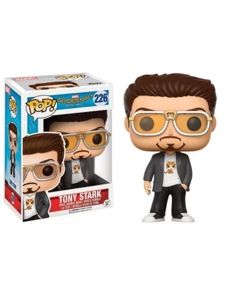 es::Spider-Man Homecoming POP! Marvel Vinyl Figura Tony Stark 9 cm