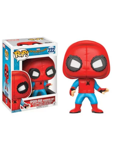 es::Spider-Man Homecoming POP! Marvel Vinyl Figura Spider-Man Homemade Suit 9 cm