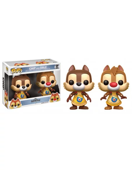 es::Kingdom Hearts Pack de 2 POP! Disney Vinyl Figuras Chip & Dale 7 cm