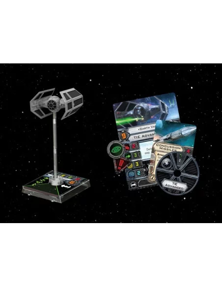 es::X-wing: TIE avanzado - Expansión juego de miniaturas Star Wars