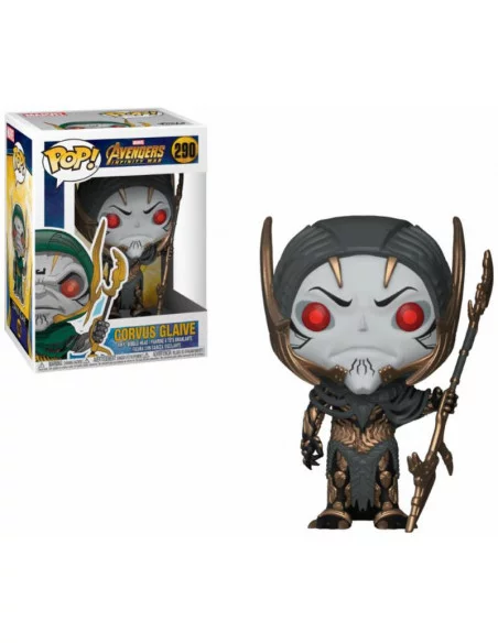 es::Vengadores Infinity War Figura POP! Movies Vinyl Corvus Glaive 9 cm
