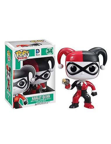 es::DC Comics POP! Vinyl Figura Harley Quinn con pistola 10 cm