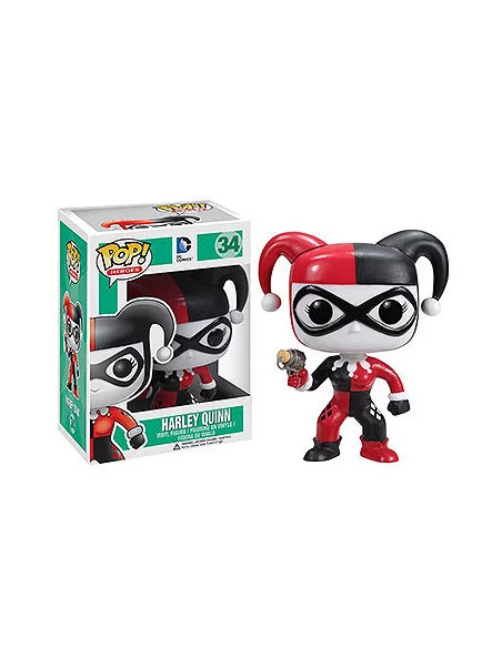 es::DC Comics POP! Vinyl Figura Harley Quinn con pistola 10 cm