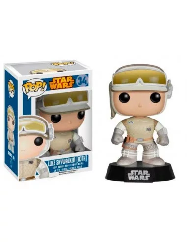 es::Star Wars Cabezón Vinyl Pop Luke Skywalker Hoth 9 cm