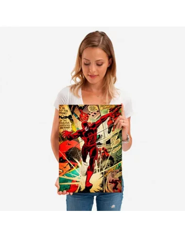 es::Marvel Comics Póster de metal Daredevil 45 x 32 cm