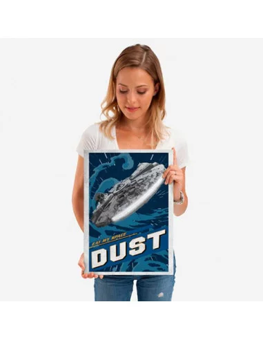 es::Star Wars Póster de metal Eat My Space Dust 45 x 32 cm