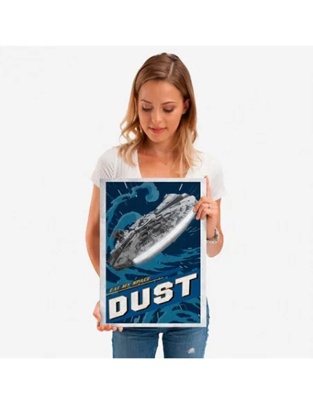 es::Star Wars Póster de metal Eat My Space Dust 45 x 32 cm
