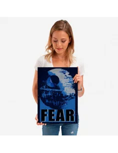 es::Star Wars Póster de metal Fear 45 x 32 cm