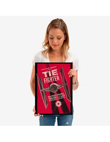 es::Star Wars Póster de metal Sienar Fleet Systems Presents 45 x 32 cm