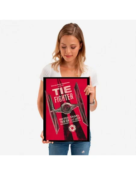 es::Star Wars Póster de metal Sienar Fleet Systems Presents 45 x 32 cm