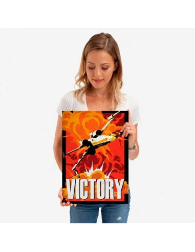 es::Star Wars Póster de metal Victory 45 x 32 cm