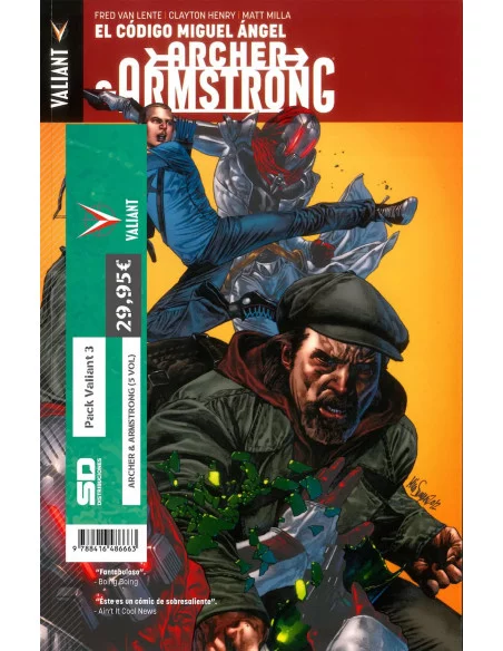 es::Pack Valiant 03. Archer & Armstrong 5 volúmenes