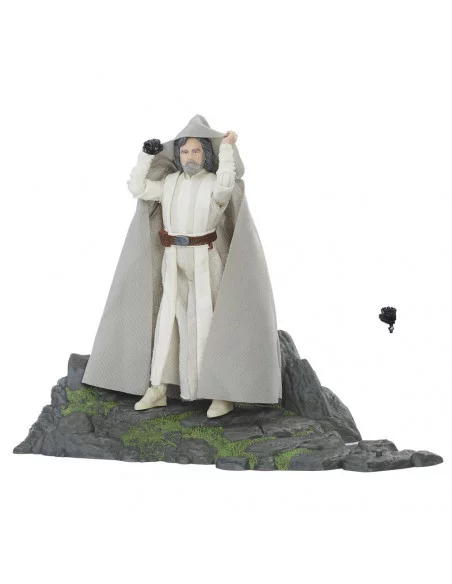es::Star Wars Episode VII Black Series Deluxe Figura 2017 Luke Skywalker Ahch-To Island 15 cm