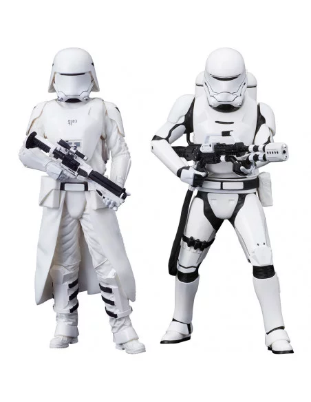 es::Star Wars Episode VII Pack de 2 Estatuas ARTFX+ First Order Snowtrooper & Flametrooper 18 cm