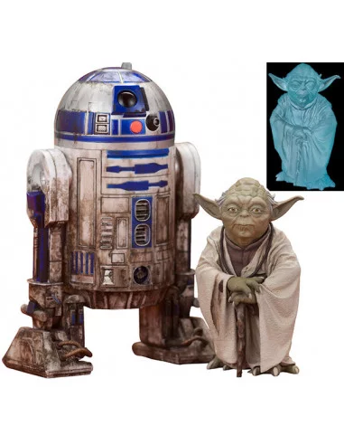 es::Star Wars Episode V Pack de 2 Estatuas ARTFX+ Yoda & R2-D2 Dagobah Version 10 cm
