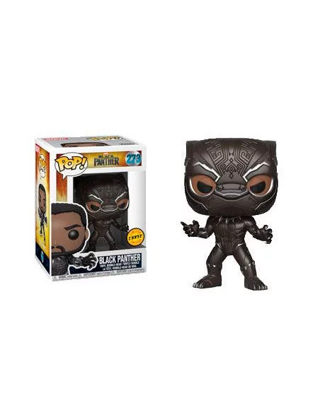 es::Black Panther Movie POP! Movies Vinyl Figura Chase Black Panther 9 cm