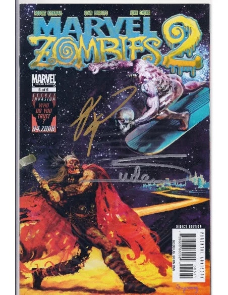 es::MARVEL ZOMBIES 2 Nº5 FIRMADO x 2