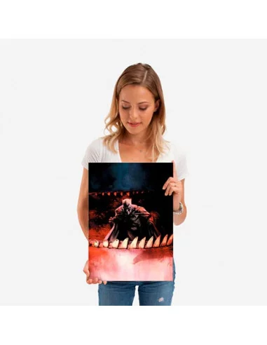 es::DC Comics Póster de metal Batman Shark Attack - Jock 45 x 32 cm