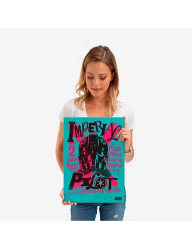 es::Star Wars Póster de metal Imperial Pilot 45 x 32 cm