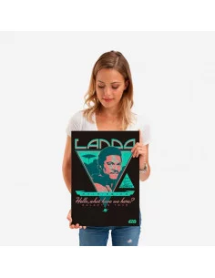es::Star Wars Póster de metal Lando 45 x 32 cm
