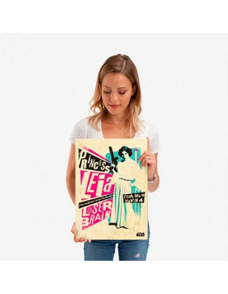 es::Star Wars Póster de metal Princess Leia 45 x 32 cm