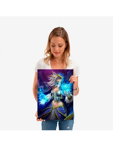 es::Heartstone Póster de metal Jaina Valiente 45 x 32 cm