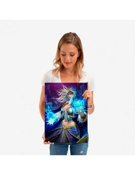 es::Heartstone Póster de metal Jaina Valiente 45 x 32 cm