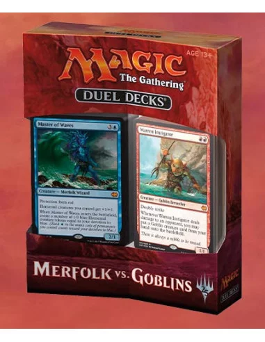 es::Magic the Gathering Duel Decks Merfolk vs. Goblins mazos en inglés