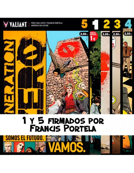 es::Generation Zero 01 a 05 - Firmas en los números 1 y 2. Máximo 2 sets por cliente.