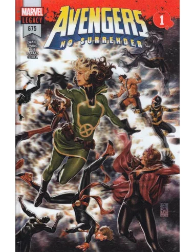 es::DF Signed by Mark Waid Avengers 675 Lenticular 3D cover