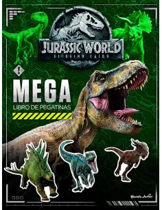 es::Jurassic World. El reino caído. Megalibro de pegatinas