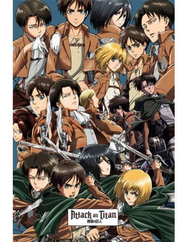 es::Attack on Titan Póster Collage 61 x 91 cm