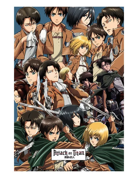 es::Attack on Titan Póster Collage 61 x 91 cm