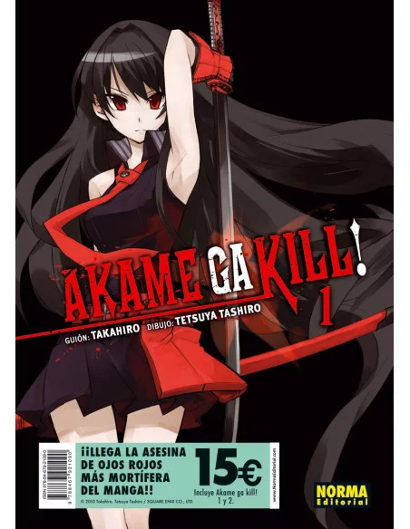 es::Akame Ga Kill!. Pack de iniciación 01 + 02