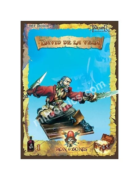 es::David De La Vega Miniatura Ron & Bones