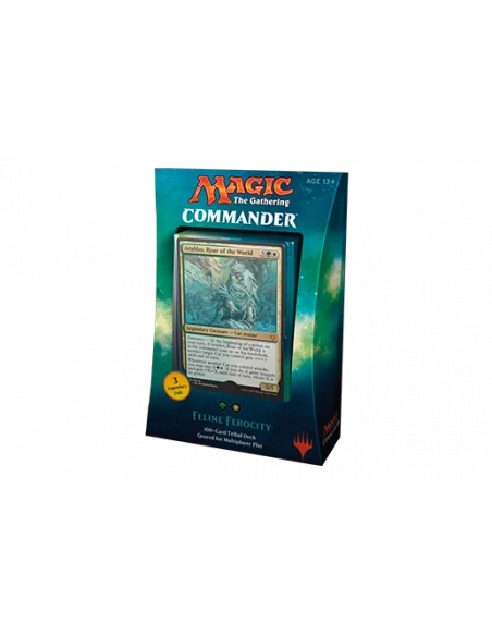 es::Magic The Gathering Commander: Ferocidad felina - Mazo