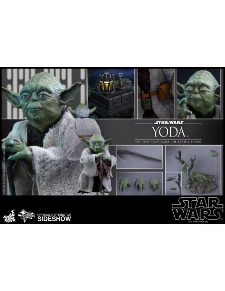 es::Star Wars Episodio V Figura 1/6 Yoda 13 cm Hot Toys