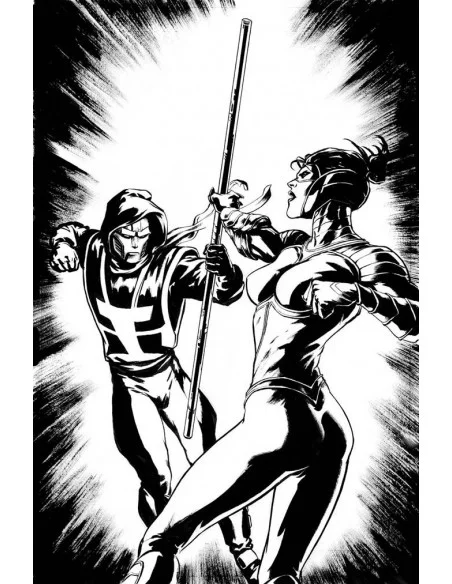 es::Jesús Saiz: Manhunter 11 Cover Comic original art