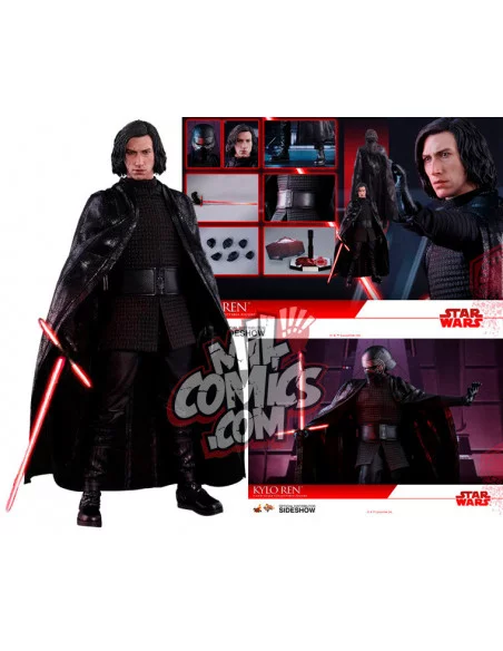 es::Star Wars Episode VIII Figura 1/6 Kylo Ren Hot Toys 33 cm