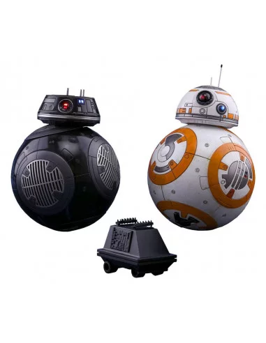 es::Star Wars Episode VIII Pack de 2 Figuras 1/6 BB-8 & BB-9E Hot Toys 11 cm
