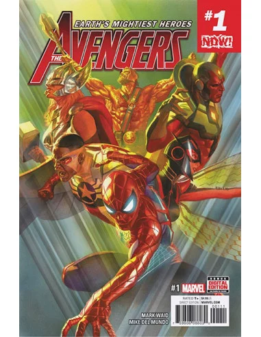 es::DF Avengers 1 Now! Signed by Mark Waid