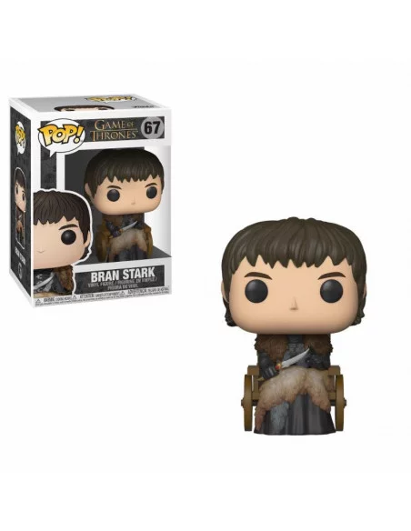 es::Juego de tronos POP! TV Vinyl Figura Bran Stark en silla 9 cm