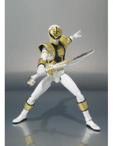 es::Mighty Morphin Power Rangers Figura S.H. Figuarts White Ranger 17 cm
