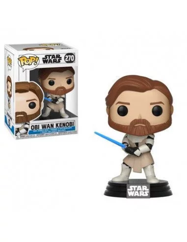 es::Star Wars Clone Wars POP! Vinyl Cabezón Obi Wan Kenobi 9 cm