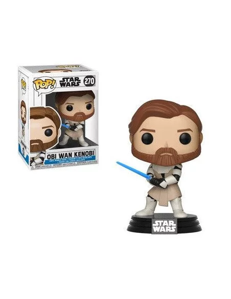 es::Star Wars Clone Wars POP! Vinyl Cabezón Obi Wan Kenobi 9 cm