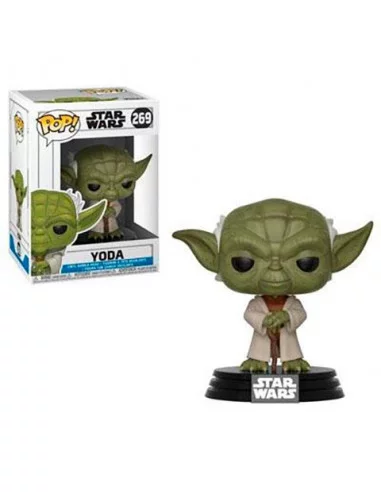 es::Star Wars Clone Wars POP! Vinyl Cabezón Yoda 9 cm