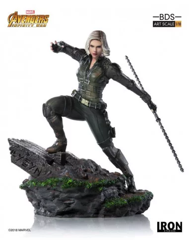 es::Vengadores Infinity War Estatua BDS Art Scale 1/10 Black Widow 18 cm